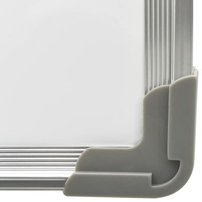 vidaXL Tablă magnetică albă, 110x60 cm, oțel