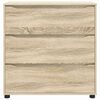 vidaXL Dulap de depozitare Stejar Sonoma 80 x 31 x 81 cm Lemn compozit