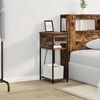 vidaXL Dulap de noapte Stejar fumuriu 41 x 28 x 76 cm Lemn compozit