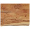 vidaXL Raft perete 50x40x2,5 cm dreptunghiular lemn acacia margine vie