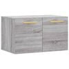 vidaXL Dulap de perete, gri sonoma, 60x36,5x35 cm, lemn prelucrat