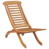 vidaXL Scaun pliabil 50x90x69 cm, lemn masiv de tec