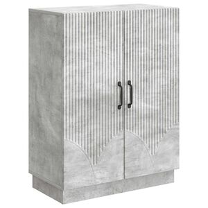 vidaXL Bufet Gri Beton 66 x 34,5 x 87 cm Lemn prelucrat