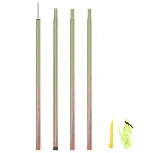 vidaXL St&acirc;lp pentru parasolar, 200 cm, oțel zincat