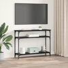 vidaXL Masă de consolă Stejar Negru 100 x 29 x 75 cm Lemn compozit