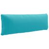 vidaXL Pernă de spate PUTTEN 100% Polyester Turcoaz 120 x 40 x 15 cm
