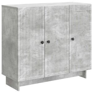 vidaXL Bufet Gri Beton 89 x 34,5 x 80 cm Lemn prelucrat