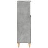 vidaXL Dulap de baie, gri beton, 30x30x100 cm, lemn prelucrat