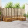 vidaXL Set de canapele de exterior 6 pcs natural