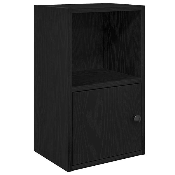 vidaXL Bibliotecă Stejar negru 31x24x52 cm Lemn prelucrat