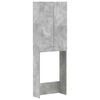 vidaXL Dulap pentru toaletă DELFT Gri Beton 66 x 25,5 x 190 cm