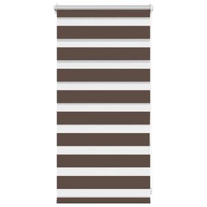 vidaXL Jaluzea Zebră 40,9x100 cm Lățime material 36,7 cm, culoare cafea