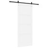 vidaXL Ușă glisantă ORKDAL Alb 93 x 232 cm Lemn de pin masiv