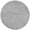 vidaXL Covor IZA aspect scandinav, cu fire scurte, gri, &Oslash; 160 cm