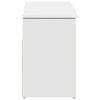 vidaXL Bancă de pantofi, alb, 102x30,5x45 cm, lemn prelucrat