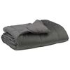 vidaXL Duvet complet pe tot parcursul anului Gri deschis 200 x 220 cm