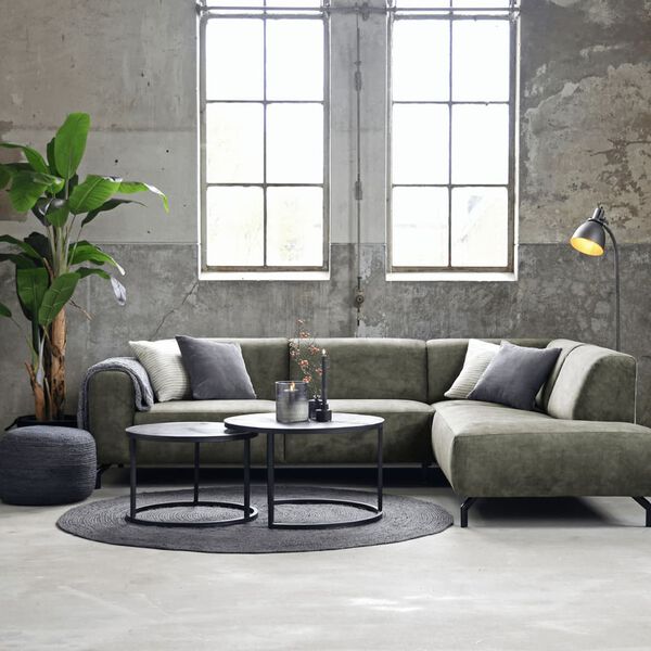 LABEL51 Covor Jute, antracit, 150x150 cm, XL, rotund