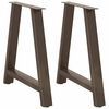 vidaXL Picioare de masă &icirc;n formă de A, 2 buc., 70x(72-73) cm, oțel