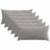 vidaXL Husă pentru pernă 6 pcs HEERLEN Gri deschis 40 x 80 cm cord