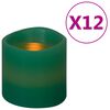 vidaXL Lum&acirc;nări LED electrice, 12 buc., alb cald
