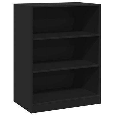 vidaXL Dulap, negru, 77x48x102 cm, lemn prelucrat