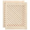 vidaXL Uși de dulap cu zăbrele 2 buc. 49,5x61,5 cm, lemn masiv de pin
