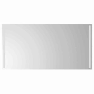 vidaXL Oglindă de baie cu LED cu oglindă Transparent 100 x 60 cm