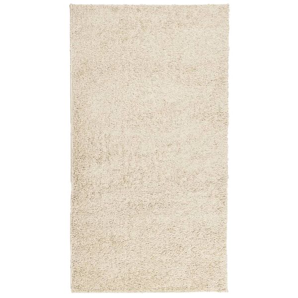 vidaXL Covor pufos "PAMPLONA" cu fire &icirc;nalte, auriu modern, 60x110 cm