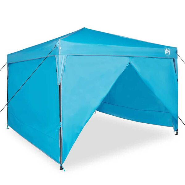 vidaXL Cort Canopy Pop-up albastru 300 x 300 cm țesătură