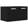 vidaXL Dulap de perete Stejar negru 60 x 36,5 x 35 cm Lemn prelucrat