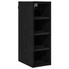 vidaXL Dulap suspendat Stejar negru 20 x 29,5 x 60 cm Lemn prelucrat
