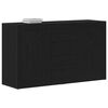 vidaXL Bufet cu sertar Stejar Negru 120 x 36 x 69 cm Lemn compozit