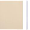 vidaXL Panou de intimitate grădină, crem, 35 x 0,19 m, PVC