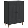 vidaXL Bufet Negru 66 x 34,5 x 90 cm Lemn prelucrat