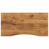 vidaXL Blat birou cu decupaj curbat 110x50x2,5cm lemn masiv mango brut