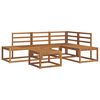 vidaXL Set de canapele de exterior 5 Bucată natural