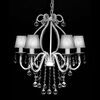 vidaXL Candelabru cu 2300 de cristale, alb