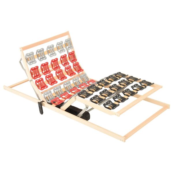 vidaXL Cadru de pat cu motor electric cap/picioare reglabile 100x200cm