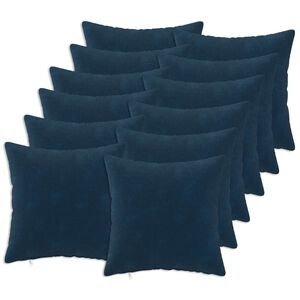 vidaXL Husă pentru pernă 12 buc. HEERLEN albastru 40 x 40 cm