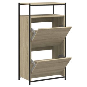 vidaXL Pantofar, stejar sonoma, 60x34x112 cm, lemn compozit