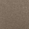 vidaXL Pat continental cu saltea, gri taupe, 180x200 cm, textil