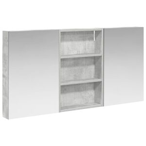 vidaXL Set dulap baie 3 buc. 120 x 10,5 x 60,5 cm Lemn prelucrat
