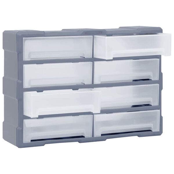 vidaXL Organizator cu 8 sertare mari, 52x16x37 cm