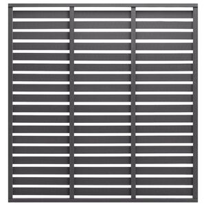 vidaXL Panou de gard, gri, 180x180 cm, WPC