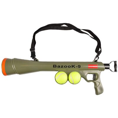 FLAMINGO Aruncător de mingi "BazooK-9" cu 2 mingi de tenis 517029