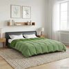 vidaXL Duvet complet pe tot parcursul anului Patos Verde 240 x 260 cm
