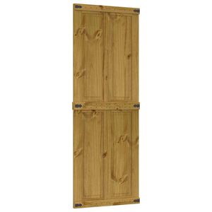 vidaXL Ușă hambar CORONA 70 x 210 cm Lemn masiv de pin Maro Miere