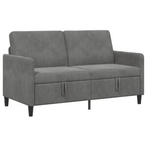 vidaXL Sofa cu Spațiu de Depozitare Gri &icirc;nchis 152 x 78 x 87 cm