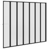 vidaXL Paravan de duș Negru 168 x 140 cm Aluminiu