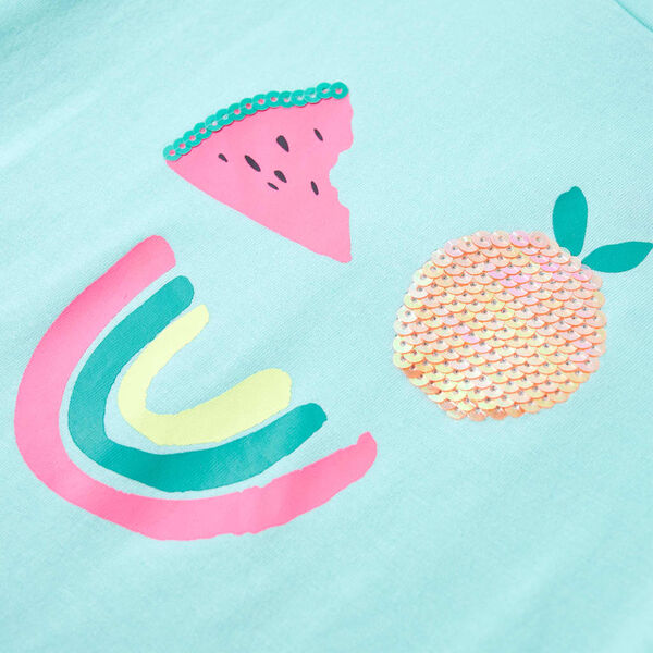 Tricou pentru copii, verde mentă deschis 116